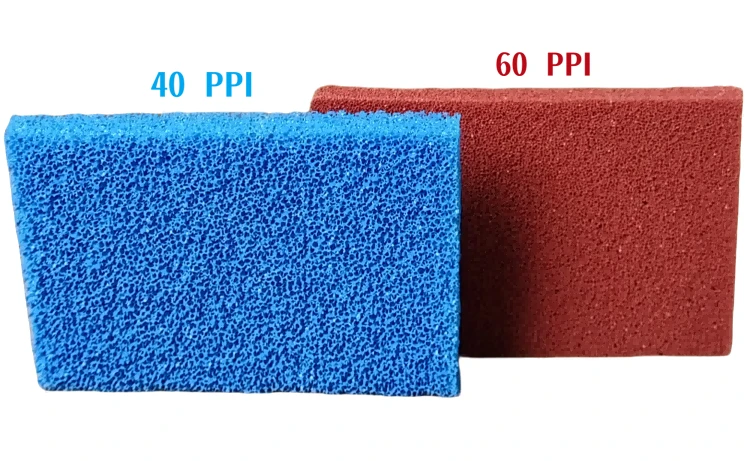 60ppi and 40ppi open cell silicone sponge mat of Sanpu1 60ppi and 40ppi open cell silicone sponge mat of Sanpu1